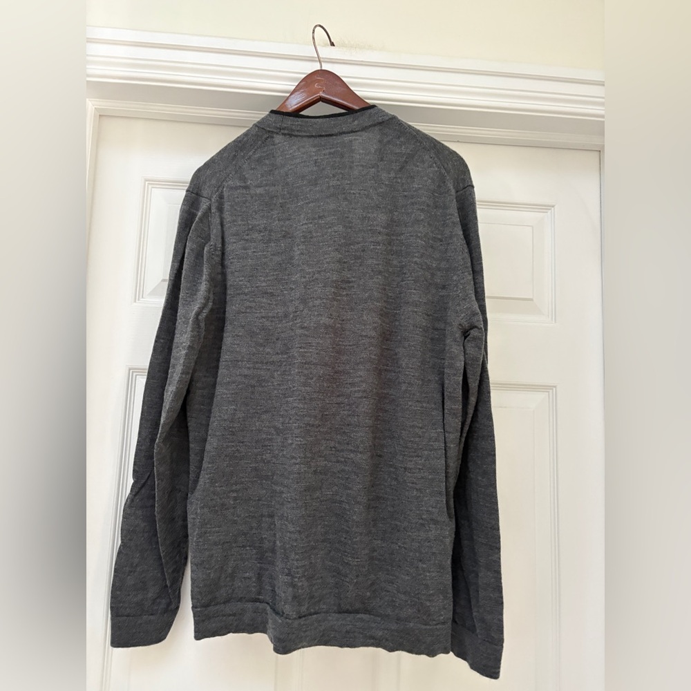 Hudson North  Charcoal Men's Cardigan size X-LARGE - Picture 5 of 8